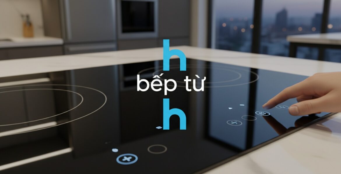 bếp từ hiện chữ h