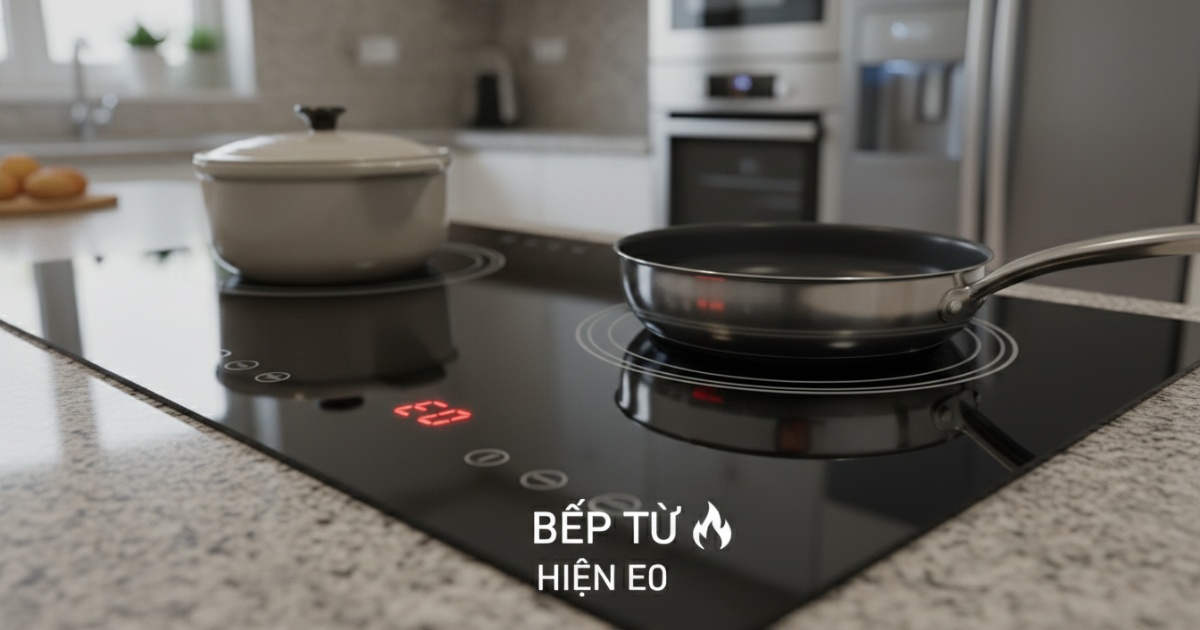 Cách khắc phục lỗi bếp từ hiện E0 hiệu quả và nhanh chóng 2 bếp từ hiện e0