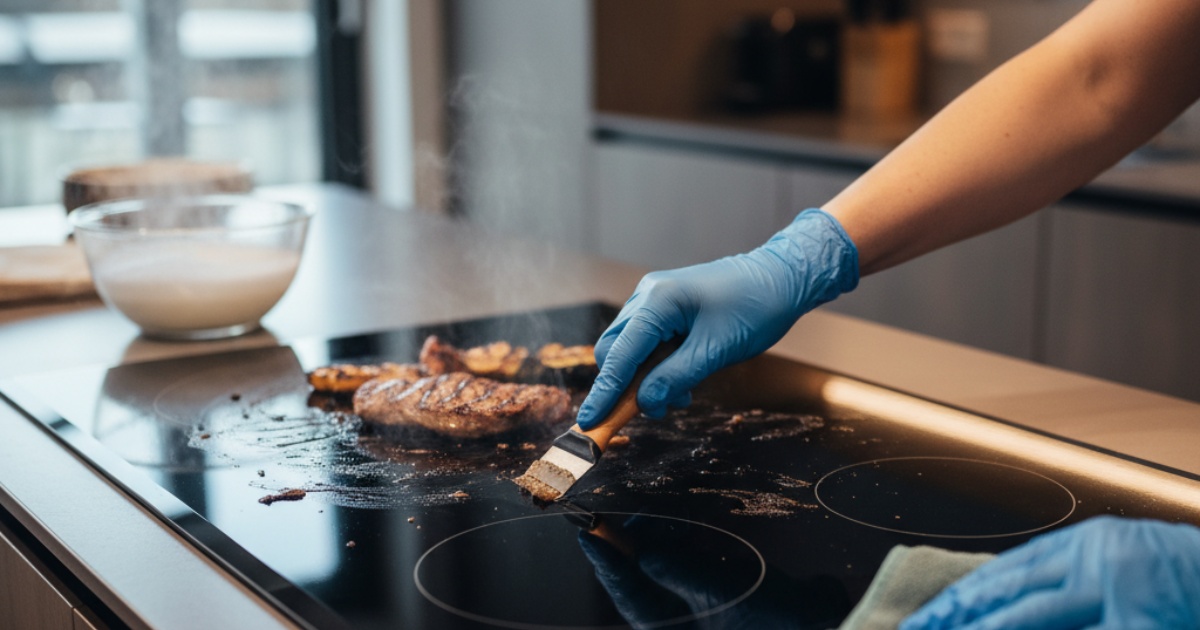 Cách vệ sinh bếp hồng ngoại sau khi nướng thực phẩm