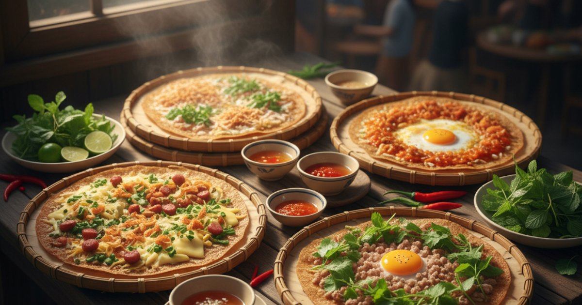Gợi ý các món bánh tráng nướng phổ biến