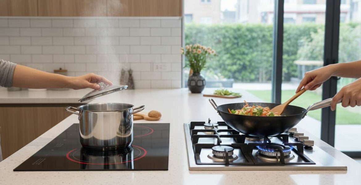 bếp từ và bếp ga