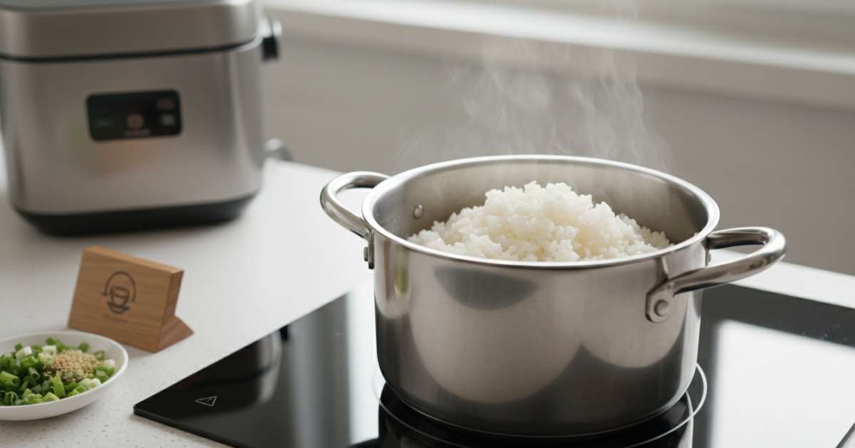 Bí quyết giúp nấu cơm bằng bếp từ ngon như dùng nồi điện