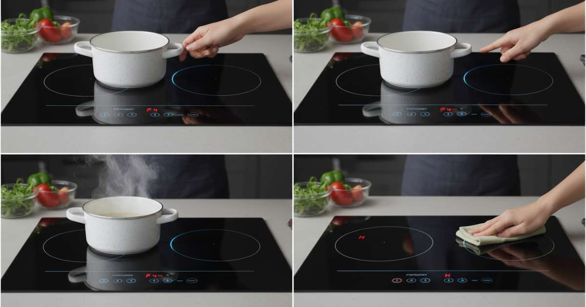 Các bước thực hiện hướng dẫn sử dụng bếp từ hafele cơ bản