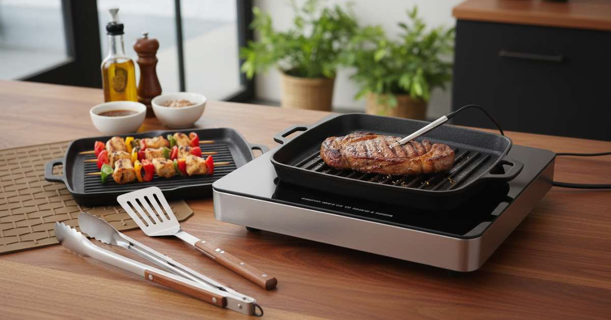 Các loại phụ kiện hỗ trợ nướng thịt bằng bếp từ tốt nhất