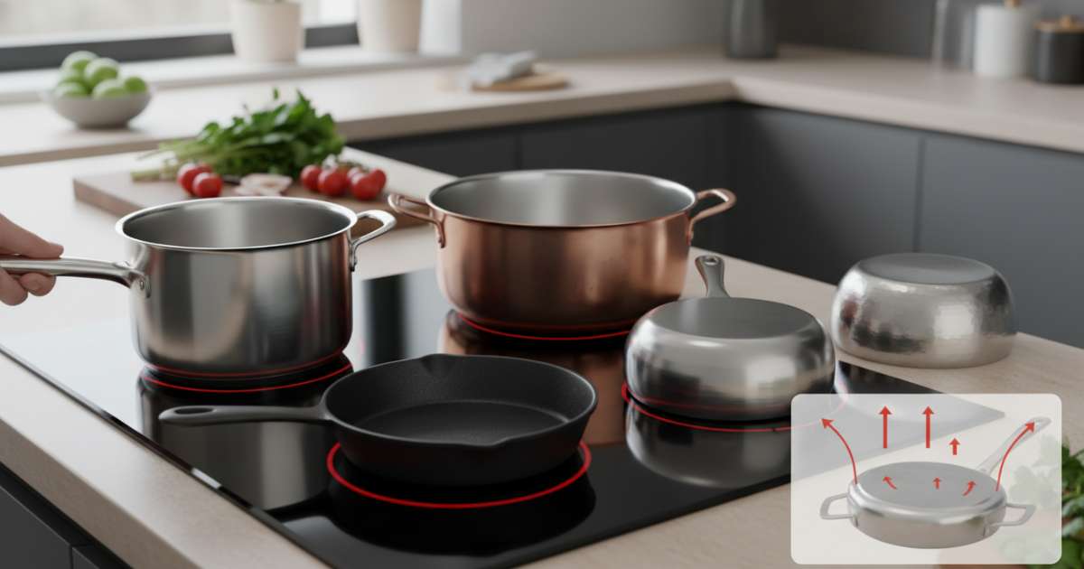 Cách lựa chọn nồi nấu phù hợp để tối ưu nhiệt lượng