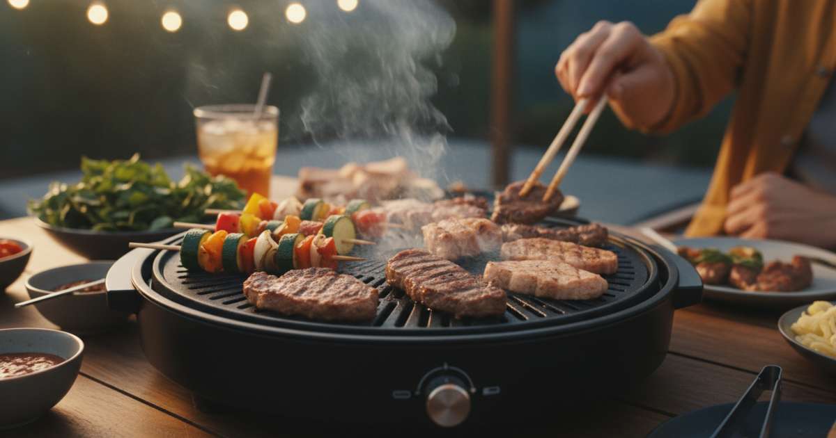 Hướng dẫn cách nướng thịt bằng bếp điện thơm ngon 2 nướng thịt bằng bếp điện