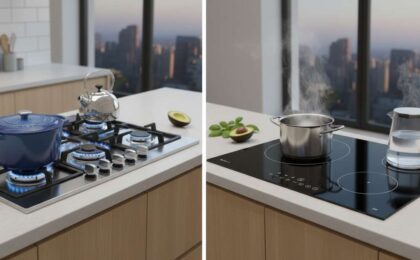 so sánh bếp ga và bếp từ