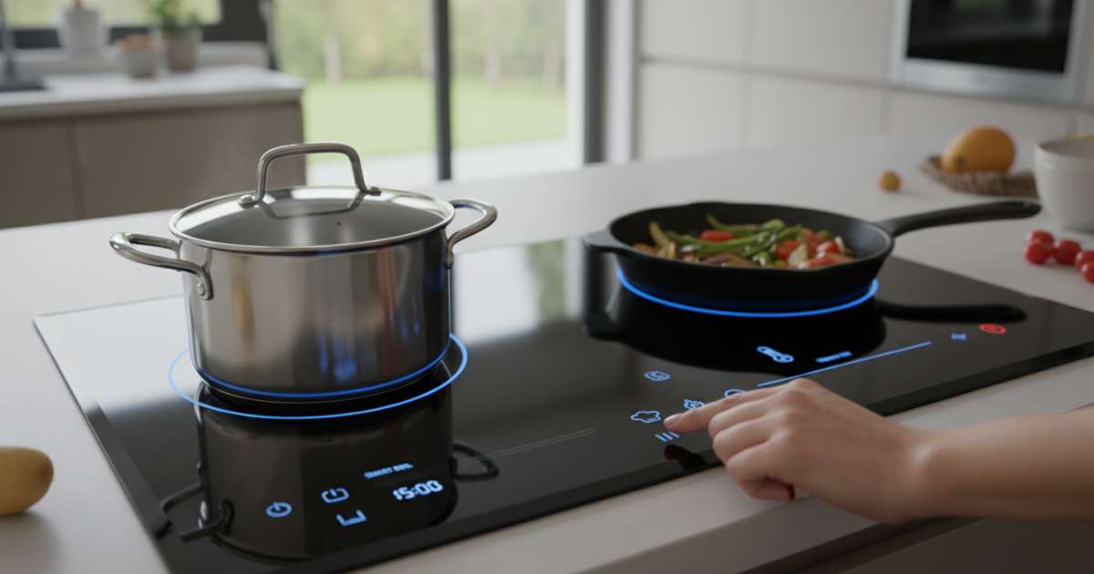Sử dụng các tính năng thông minh trên bếp từ
