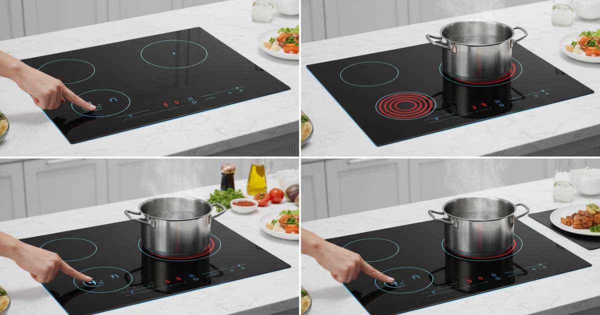 Các bước cơ bản để sử dụng bếp từ Bosch hiệu quả