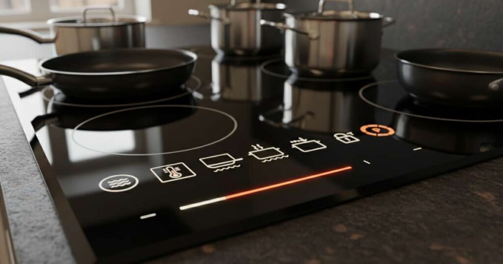 Tổng hợp các ký hiệu bếp hồng ngoại và cách sử dụng 3 Các ký hiệu bếp hồng ngoại hỗ trợ chức năng nấu nướng