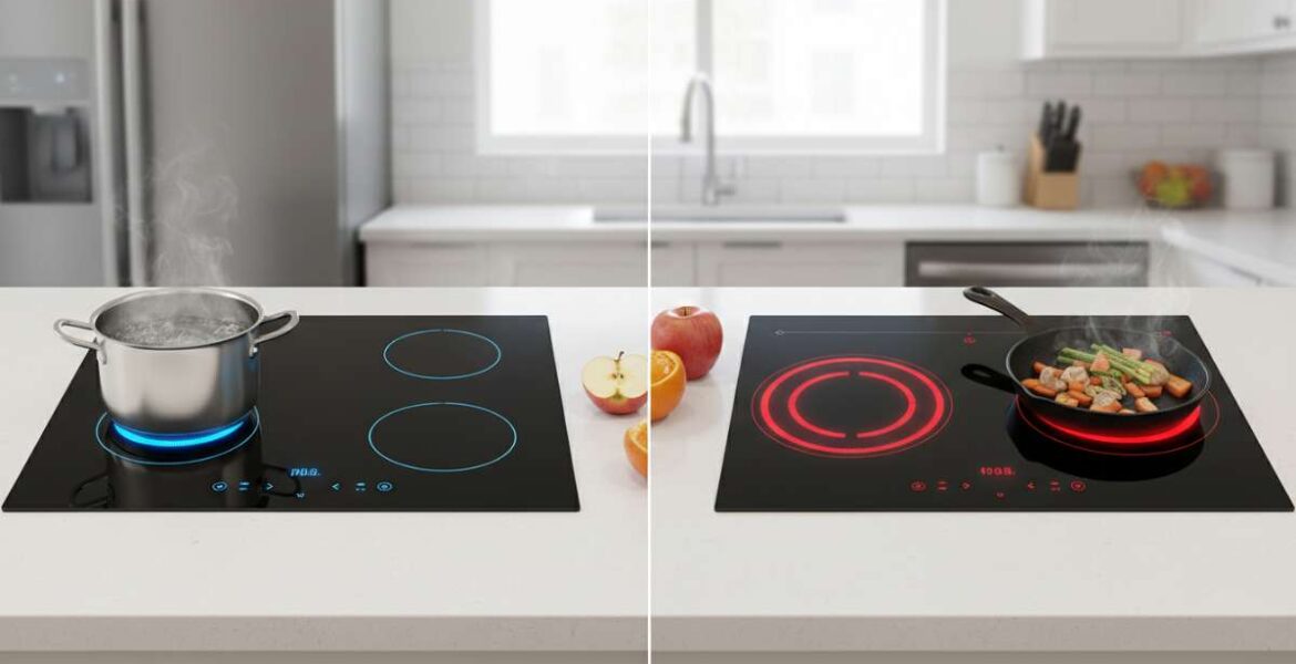 so sánh bếp điện và bếp hồng ngoại