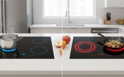 so sánh bếp điện và bếp hồng ngoại