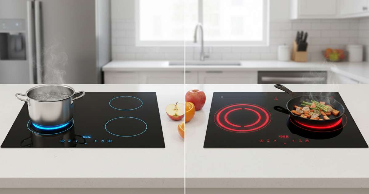 so sánh bếp điện và bếp hồng ngoại
