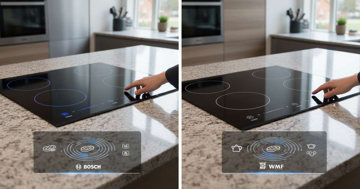 So sánh bếp từ bosch và wmf về công nghệ và tính năng nấu nướng