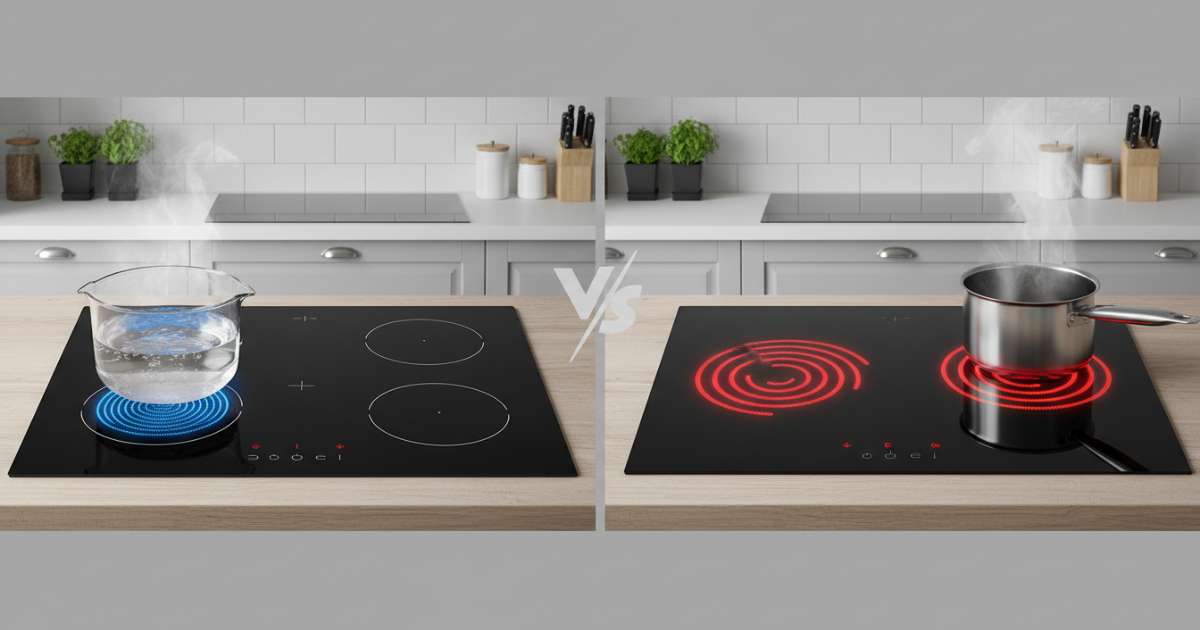 so sánh bếp từ và bếp điện từ