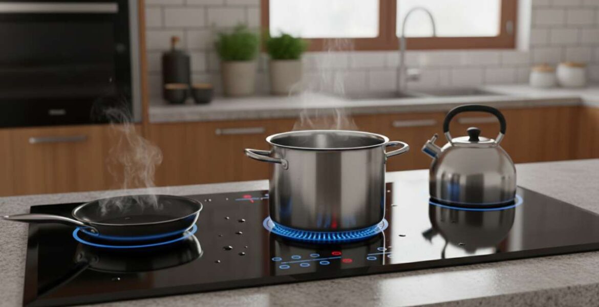 bếp từ 3 vùng nấu
