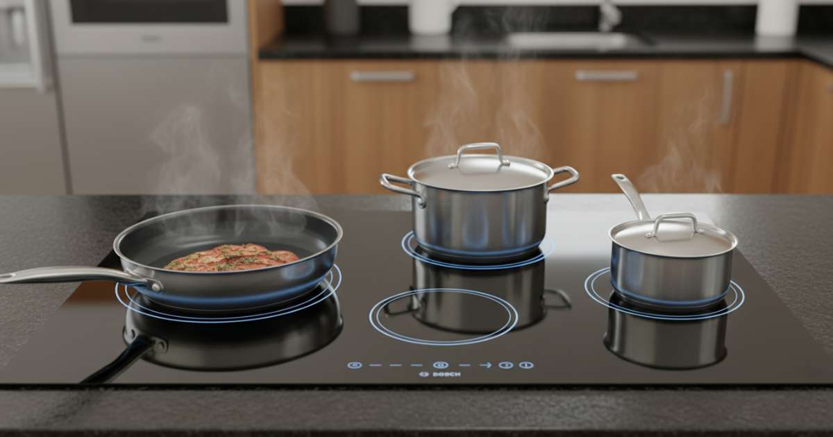 Đánh giá 5 dòng bếp từ bosch 3 vùng nấu cao cấp nên sở hữu 2 bếp từ bosch 3 vùng nấu