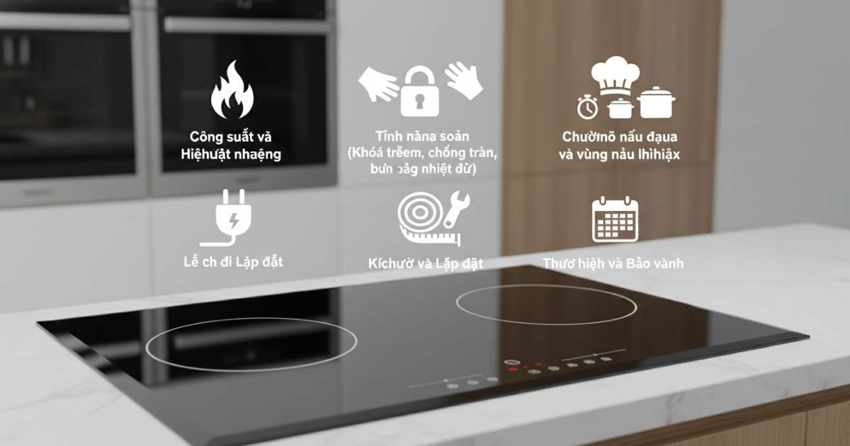 Đánh giá 5 dòng bếp từ bosch 3 vùng nấu cao cấp nên sở hữu 4 Các tiêu chí quan trọng khi chọn mua bếp từ bosch 3 vùng nấu