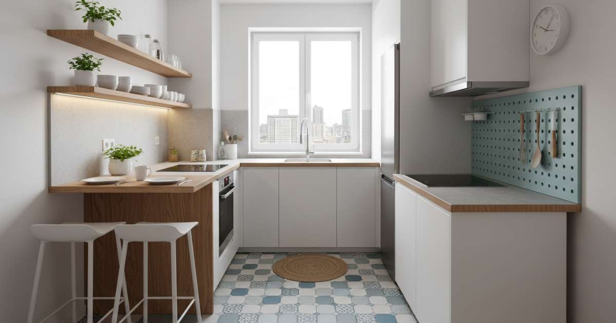 Cách thiết kế phòng bếp đẹp tối ưu diện tích cho nhà nhỏ