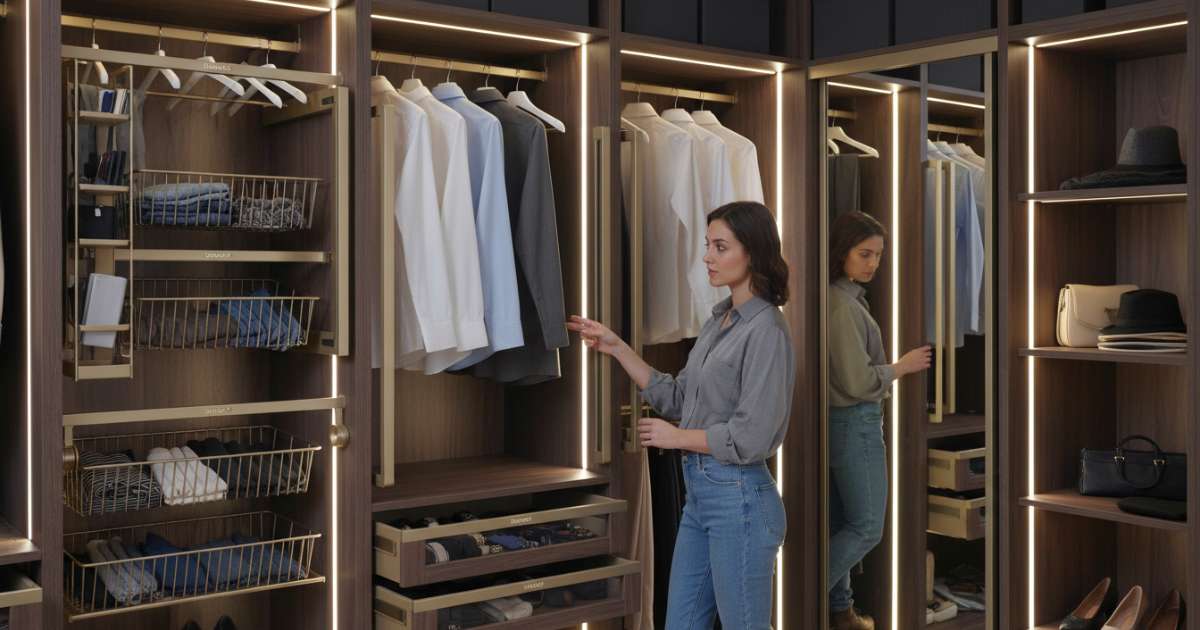 Hướng dẫn lựa chọn phụ kiện tủ quần áo Eurogold phù hợp với nhu cầu
