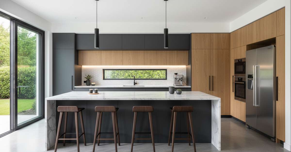 20+ Mẫu bếp hiện đại đẹp và sang trọng dẫn đầu xu hướng 4 Khám phá 20 ý tưởng thiết kế bếp hiện đại đẹp và tinh tế
