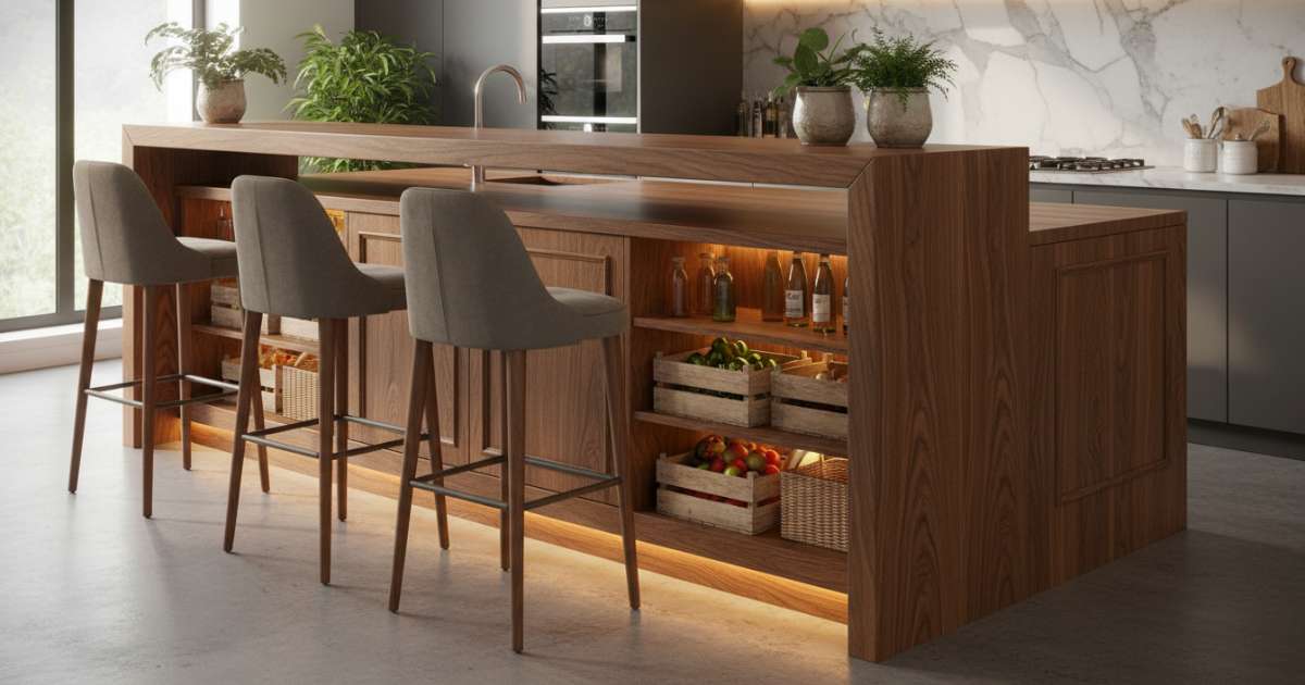 10 Thiết kế quầy bar bếp bằng gỗ đẹp và hiện đại nhất hiện nay 3 Lợi ích tuyệt vời khi lắp đặt quầy bar bếp bằng gỗ
