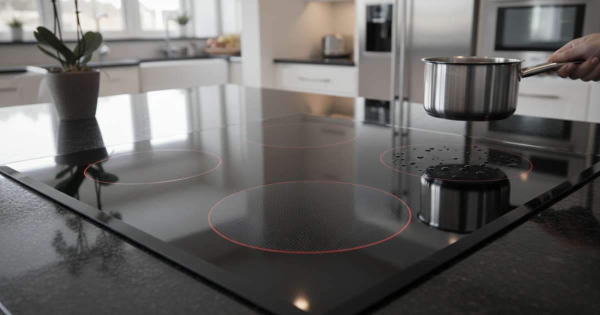Lựa chọn bếp điện âm dựa trên chất lượng mặt kính