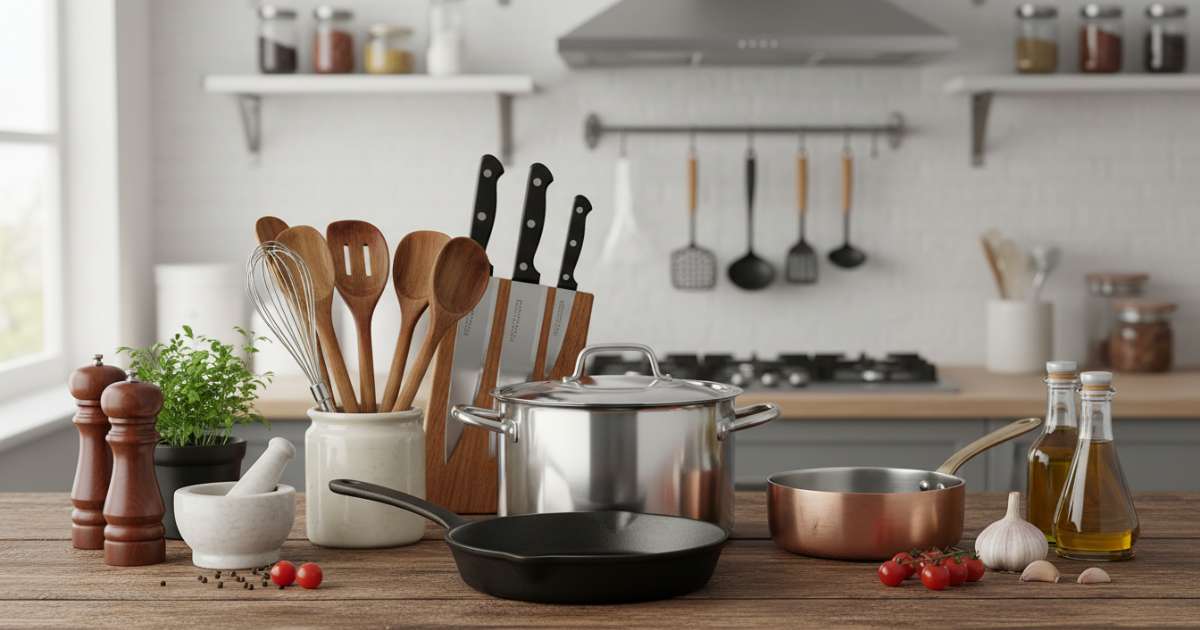 Danh sách 22 đồ dùng nhà bếp thông minh cho gian bếp hiện đại 3 Nhóm đồ dùng nhà bếp phục vụ nấu nướng chính