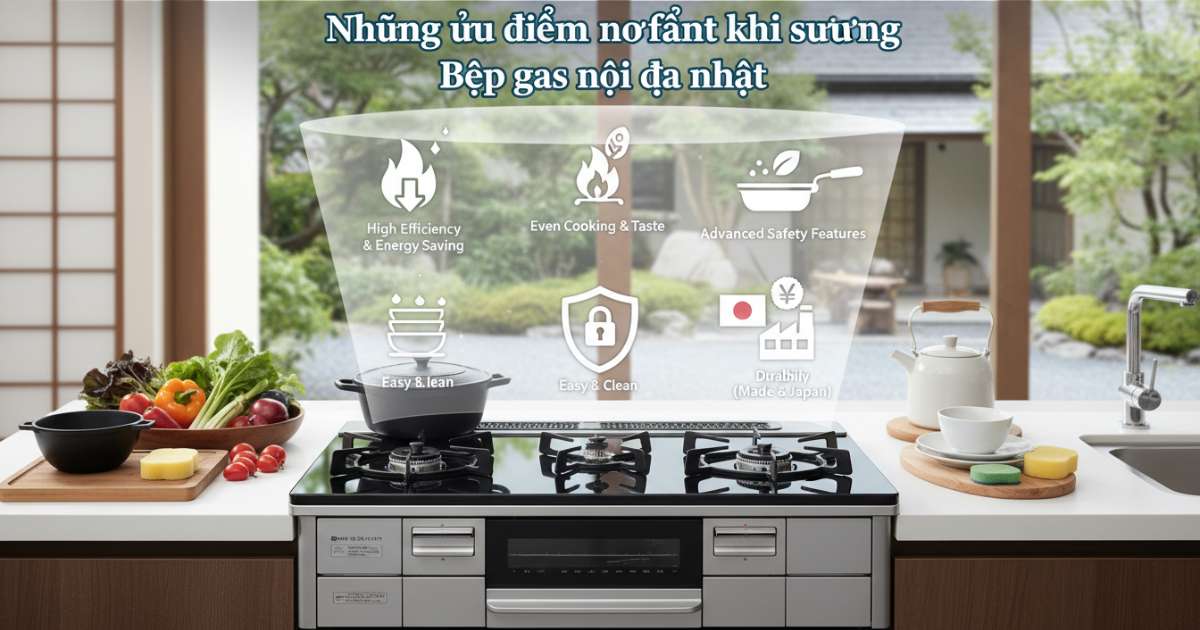 Những ưu điểm nổi bật khi sử dụng bep gas noi dia nhat