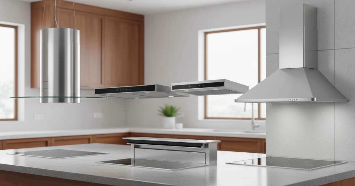 Phân loại các dòng máy hút mùi phổ biến trên thị trường hiện nay