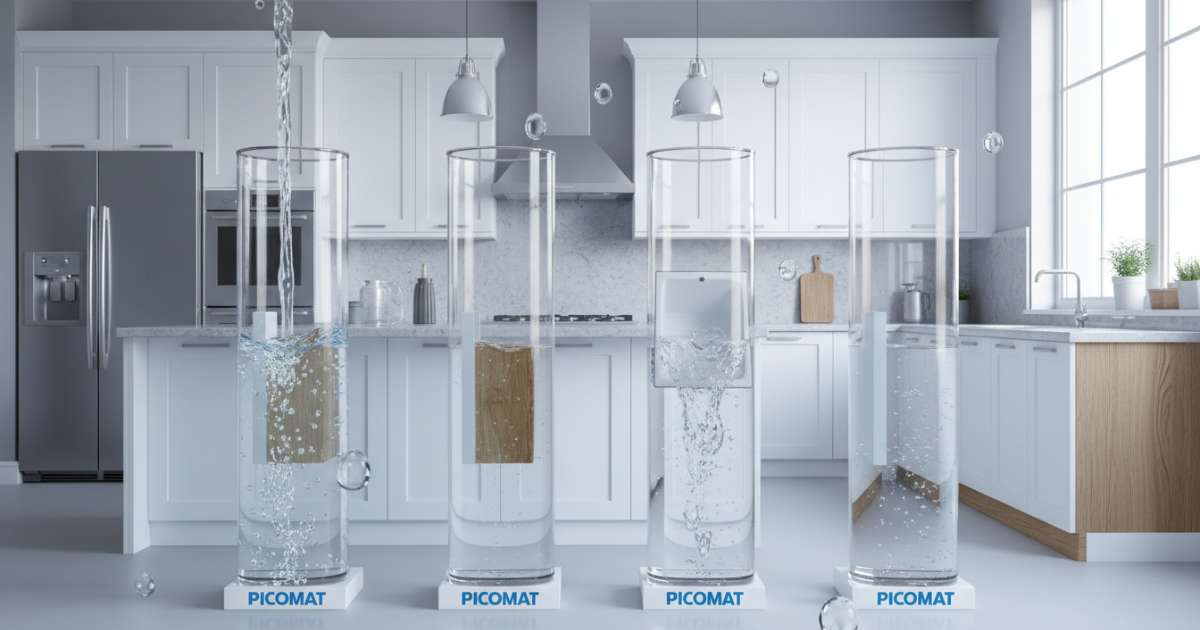 Nhựa Picomat là gì? 4 ưu điểm giúp tủ bếp bền đẹp vượt trội 3 Review 4 ưu điểm chống nước vượt trội của nhựa Picomat làm tủ bếp