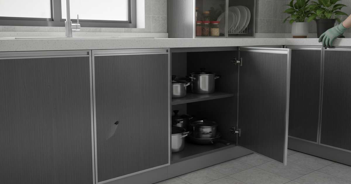 Đánh giá tủ bếp nhôm xingfa cao cấp với 10+ mẫu thiết kế đẹp 3 Review chi tiết độ bền thực tế của tủ bếp nhôm Xingfa