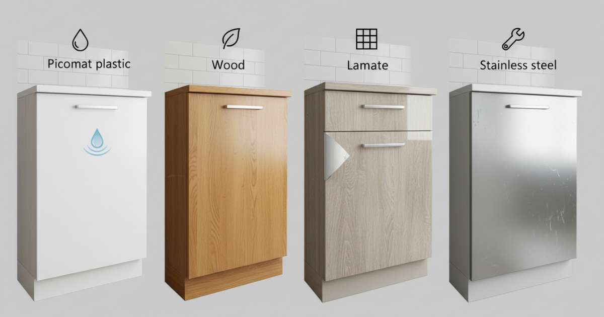 Nhựa Picomat là gì? 4 ưu điểm giúp tủ bếp bền đẹp vượt trội 4 So sánh tủ bếp nhựa Picomat với các loại vật liệu phổ biến khác