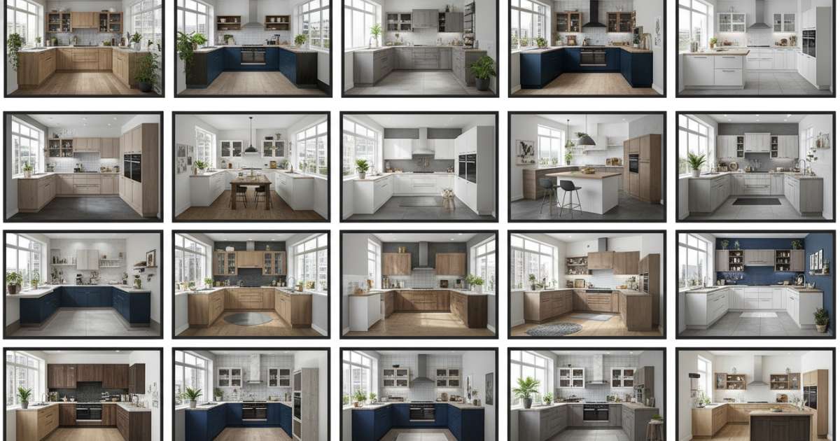Top 15 mẫu tủ bếp gỗ công nghiệp MDF bền đẹp cho không gian hiện đại