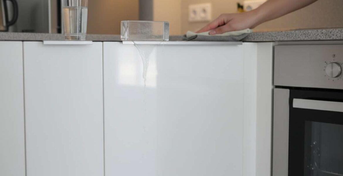 tủ bếp nhựa acrylic có bền không