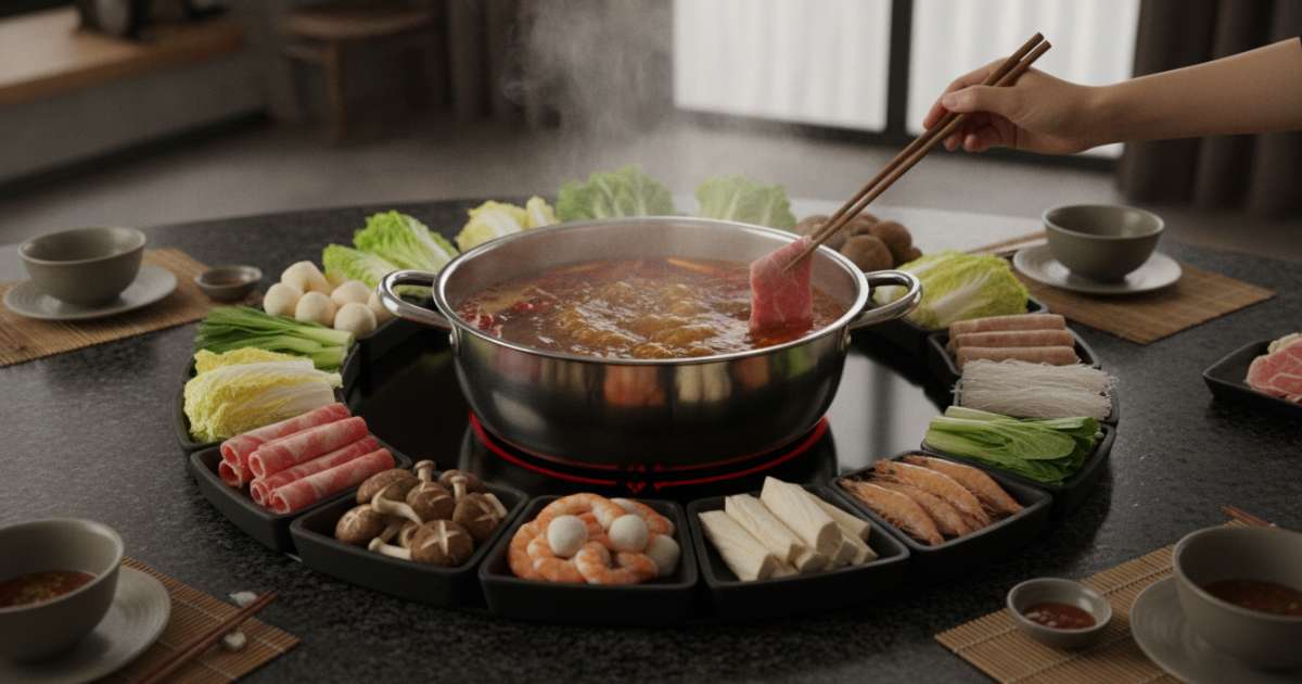 bếp từ ăn lẩu