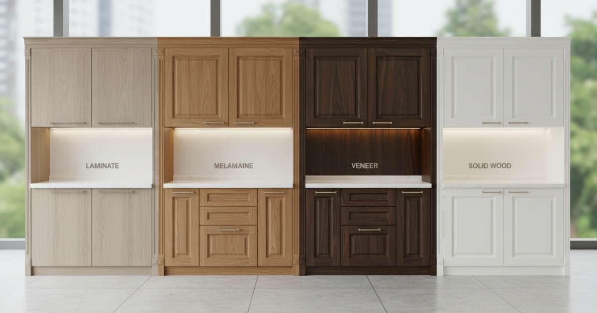 Top 10 mẫu tủ bếp An Cường bền đẹp và hiện đại nhất 2026 3 Các loại tủ bếp gỗ An Cường phổ biến nhất hiện nay
