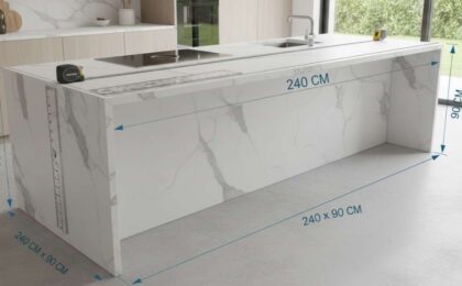kích thước đảo bếp