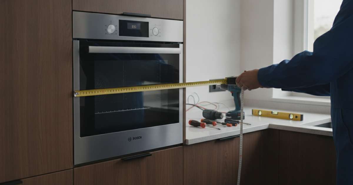 Top 7 mẫu lò nướng âm tủ Bosch nhập khẩu chính hãng 2026 4 Kích thước lò nướng âm tủ bosch tiêu chuẩn và cách lắp đặt