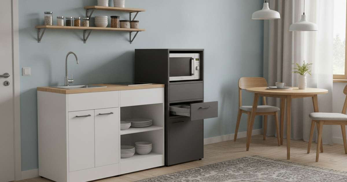 Những mẫu tủ bếp mini cho phòng trọ được ưa chuộng nhất