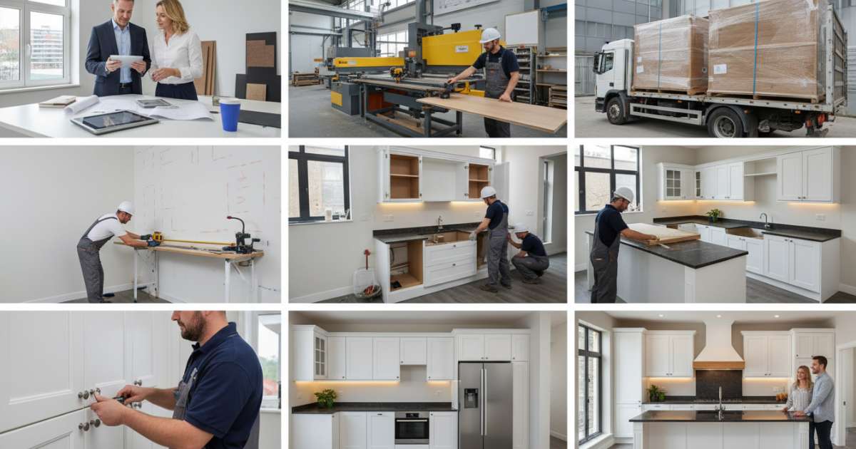 Quy trình thi công tủ bếp trọn gói chuyên nghiệp và chuẩn xác