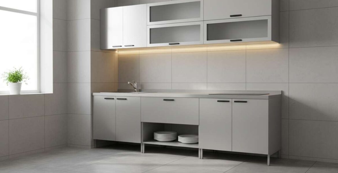 tủ bếp nhôm giá rẻ