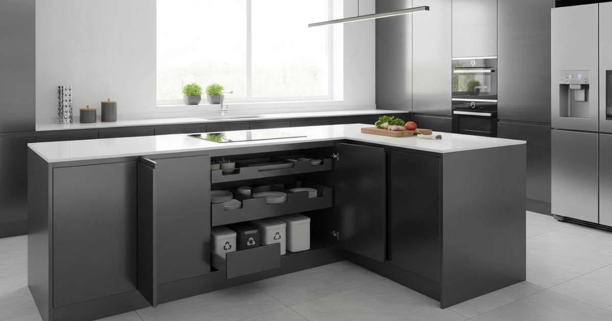 Bảng giá tủ bếp nhôm xingfa cao cấp và 50+ mẫu đẹp nhất 2026 3 Ưu điểm nổi bật khiến tủ bếp nhôm xingfa được ưa chuộng