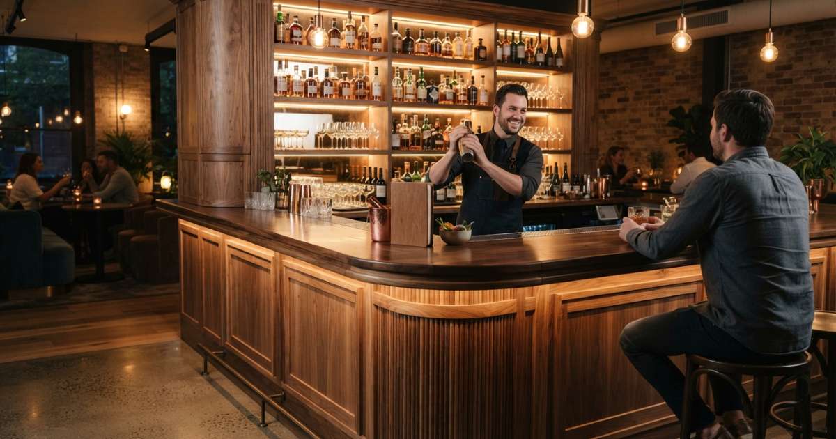 Khám Phá 99+ Mẫu Quầy Bar Gỗ Đẹp Hiện Đại Nhất Năm 2026 5 Các loại chất liệu phổ biến cho mẫu quầy bar gỗ đẹp