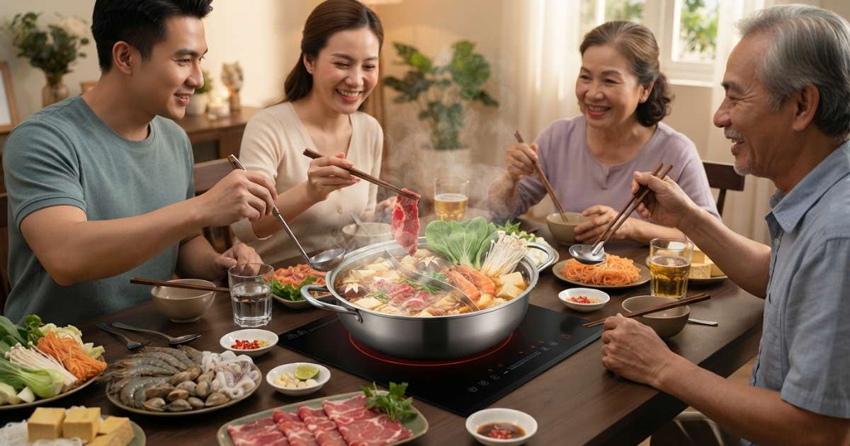 Cách sử dụng bếp từ ăn lẩu bền bỉ và an toàn