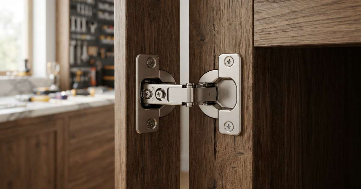 Hướng dẫn lắp đặt bản lề tủ bếp cariny tại nhà