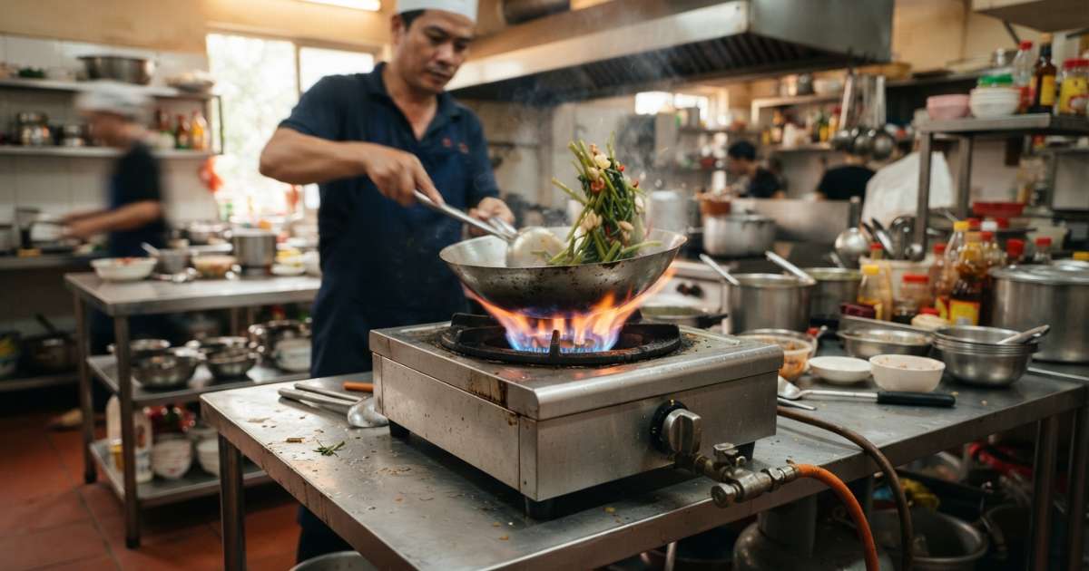 Bếp gas công nghiệp đơn: Đặc điểm và cách lựa chọn phù hợp 2 bếp ga công nghiệp đơn