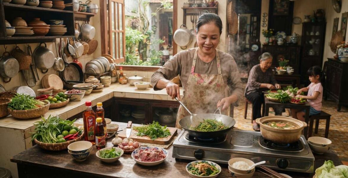 bếp nhà việt
