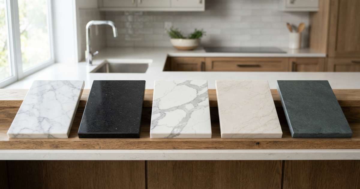 Các loại đá mặt bếp phổ biến và cách lựa chọn phù hợp 2 các loại đá mặt bếp