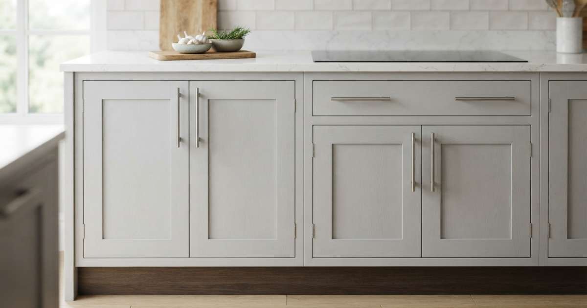 Các loại cánh tủ bếp gỗ công nghiệp được ưa chuộng